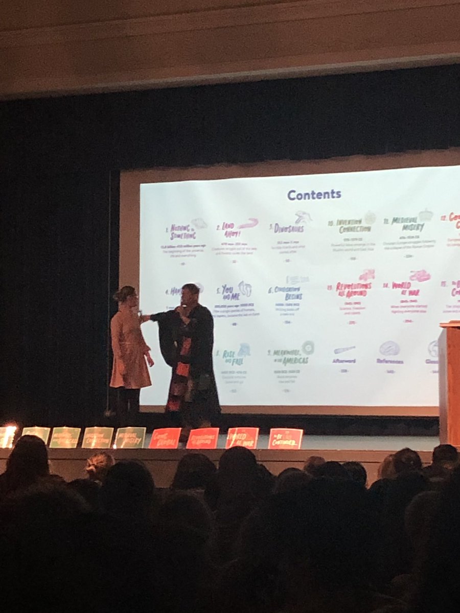 Ogden6th's tweet photo. So thankful for the opportunity to meet Christopher Lloyd today! We loved his presentation! #OgdenAvenuePanthers @AvenueOgden https://t.co/uBr5pfHJgx