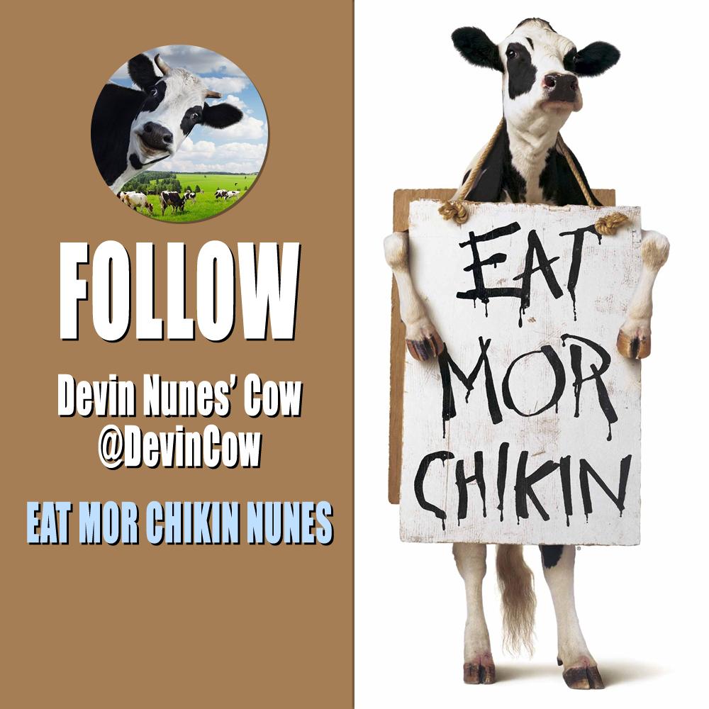 itmediasentinel's tweet photo. @DevinsMomsCow @DevinCow @NunesAlt @NunesSideCow @NunesDad @DevinNunesDog @DevinNunesMouth @LeftDevin @DMomcow @DFleas @NunesTears @SdadCow @NunesCow @DevinGerbil @LawyerNunes FOLLOW Devin Nunes' Cow @DevinCow EAT MOR CHIKIN NUNES

#FreedomOfSpeech #FreedomOfExpression #FreedomOfThePress #FreedomOfTweet https://t.co/kJ1eCGOtrn