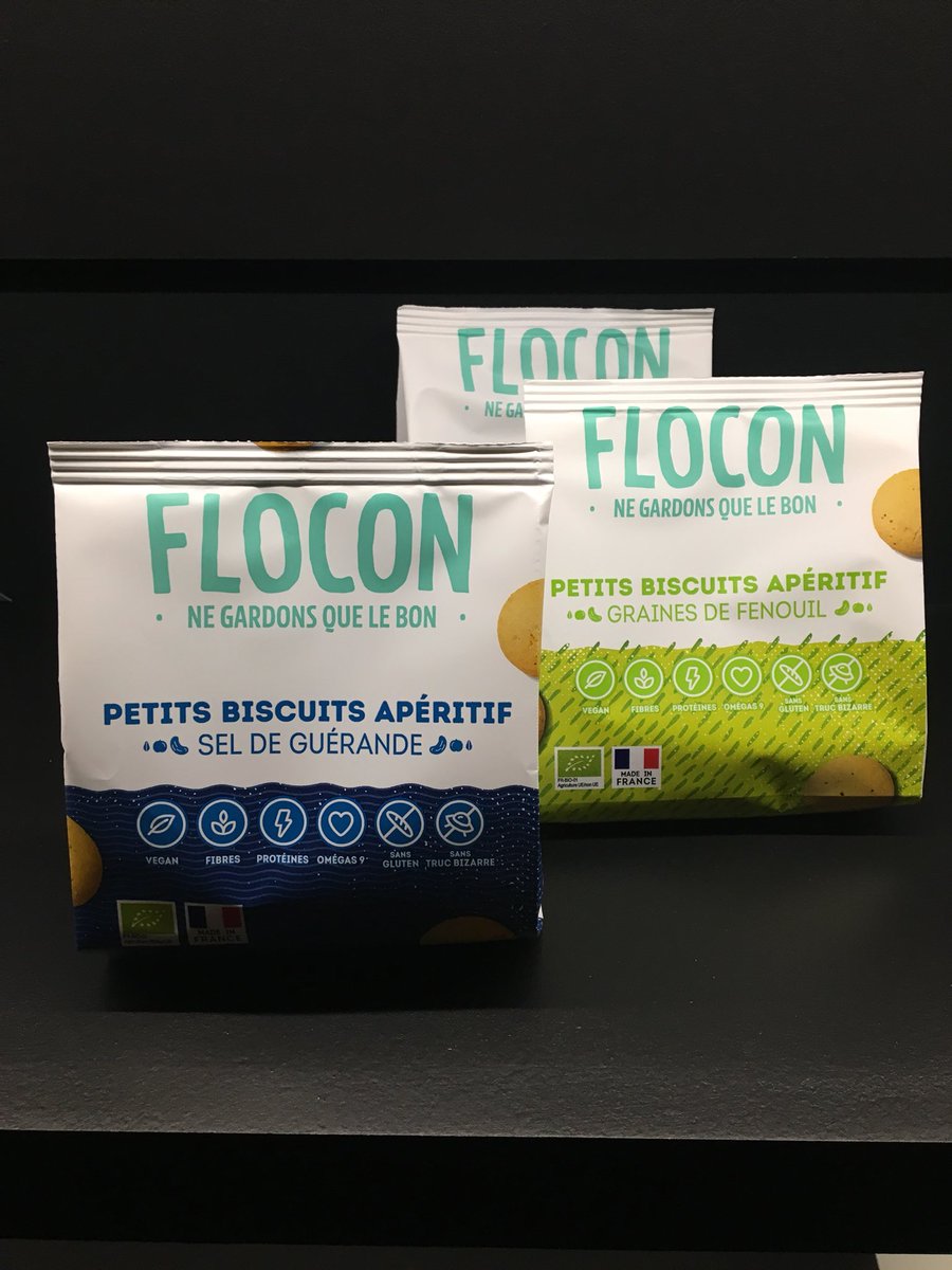 f_tardivel's tweet photo. Made : coup de cœur entrepreneuses : Flocon. https://t.co/Iy5Txcwg7N Des biscuits salés sains pensés et concoctés par 2 jf qui ont déjà leur atelier de production en Bretagne ! Bravo Juliette et Géraldine 💪 https://t.co/bSNFBaoSen
