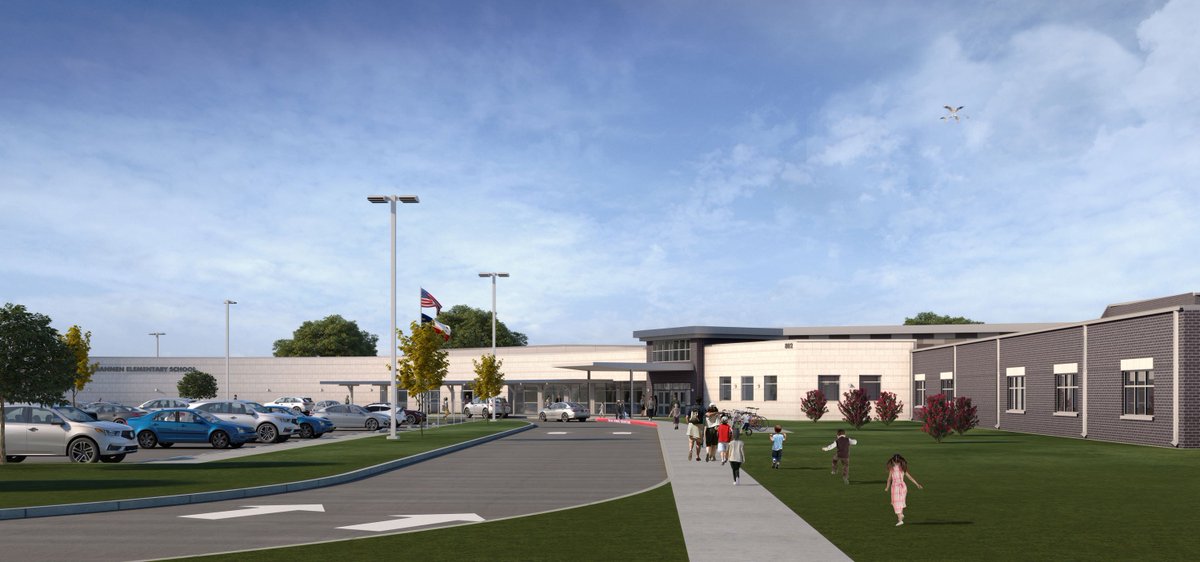 BrazosportISD's tweet photo. We are excited to build our future in BISD! Here are some architecture renderings to show plans for the new Bess Brannen Elementary scheduled to open August 2020 - two years ahead of schedule! @DannyMassey44 #BISDpride #BISDFuture https://t.co/LKW7KBsKyG