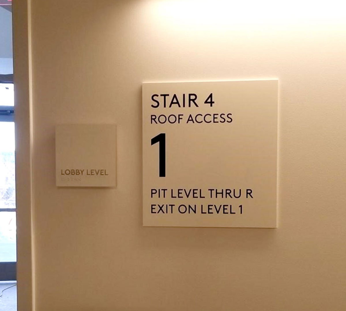 evergreensign's tweet photo. We are busy on site at Myrtle Woldson Performing Arts Center at @GonzagaU - installing dimensional interior/exterior lettering and ADA Code signage is being installed on every room and floor of this beautiful new structure. More to come soon! https://t.co/Fiqt0FTp8j