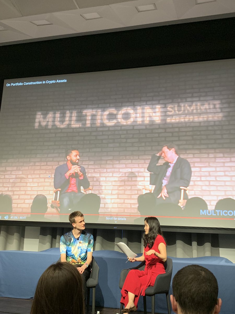 Amberdataio's tweet photo. No beating around the bush!@laurashin #unchainedlive https://t.co/fdIxkRc9Ex
