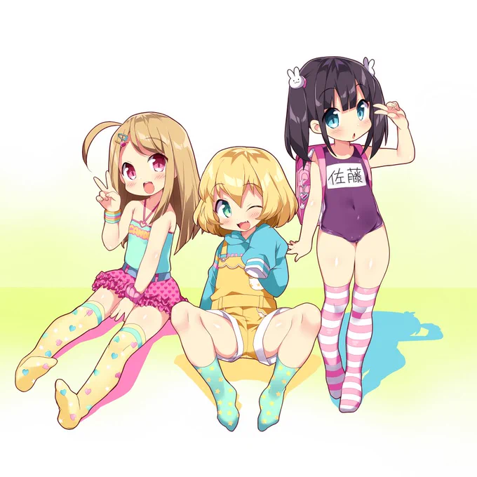 あむぁいさんのとこで生まれたお気に入りのTSキャラを見てくれ～～ 