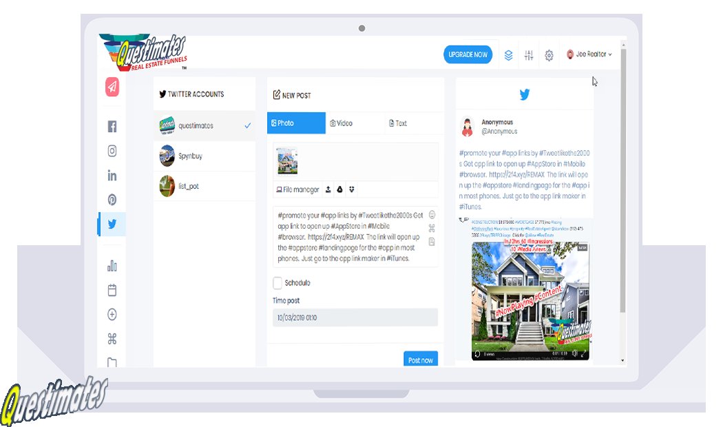 questimates's tweet photo. Add #Questimates #RealEstate #Funnel as your #Martech #hub.  Why?  @questimates #funnel enables integration of #CRMs, #emailmarketing auto responders, #Analytics , and more! https://t.co/diXDxgFqZW