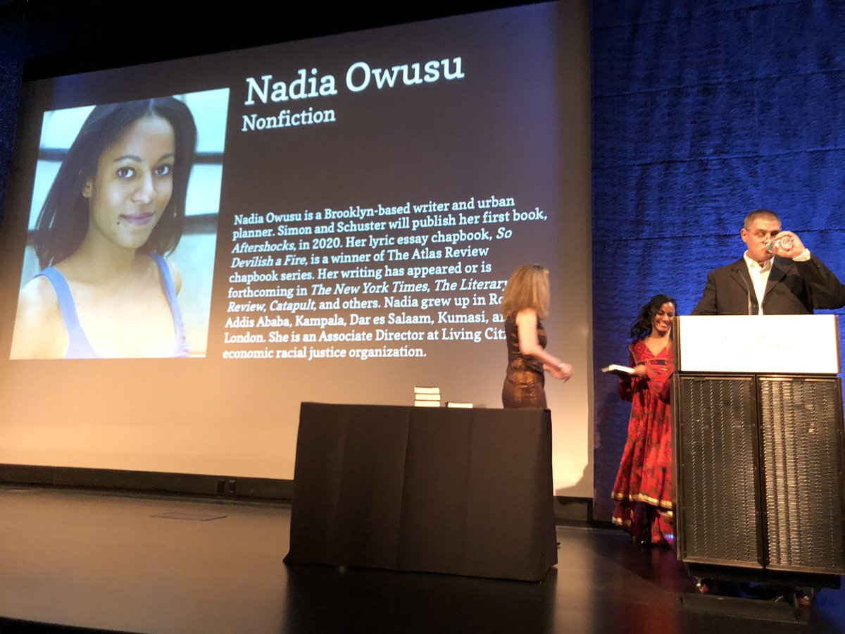 Congratulations @NadiaOwusu1!!!!
#whitingawards 
Couldn’t be more excited for you
