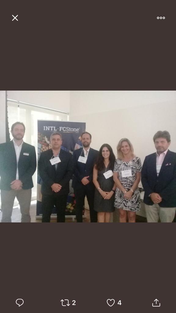 idalonso's tweet photo. Gracias a @INTLFCStone por la invitación y la excelente organización
#SanPablo #ROFEX #MATba #futuros #trigo #weath #commodities #MATbaROFEX https://t.co/sIX0ezjwoG