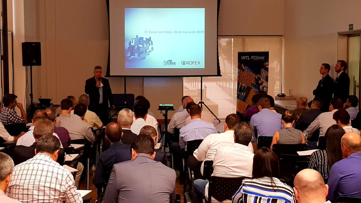 idalonso's tweet photo. Gracias a @INTLFCStone por la invitación y la excelente organización
#SanPablo #ROFEX #MATba #futuros #trigo #weath #commodities #MATbaROFEX https://t.co/sIX0ezjwoG