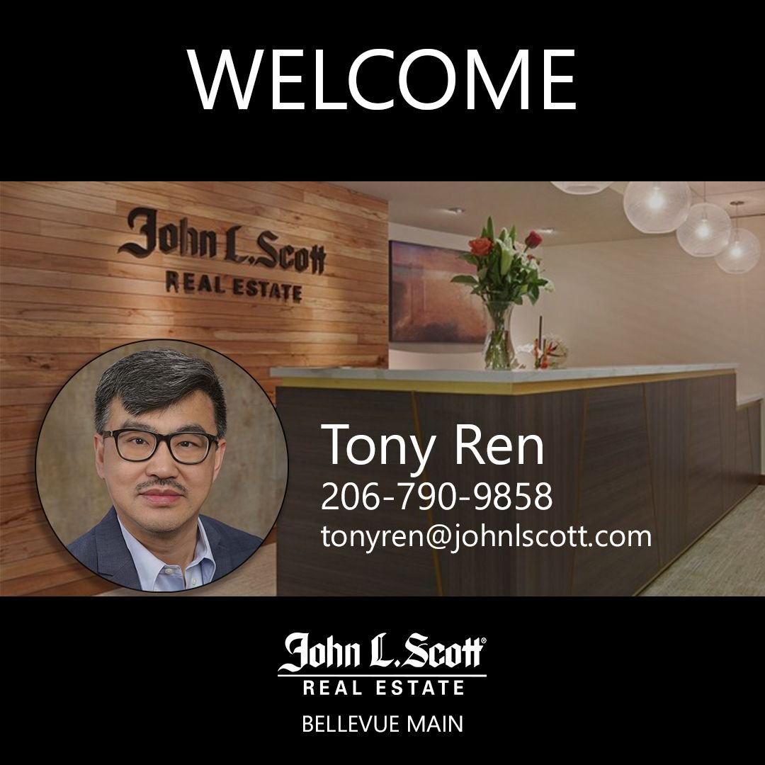 JLSBellMain's tweet image. We are delighted to welcome Tony Ren to the Bellevue Main office! He is excited about joining the John L. Scott team and about assisting his clients as they realize their real estate goals. 
 
#wearebellevuemain #bellevuemainrocks #johnlscott