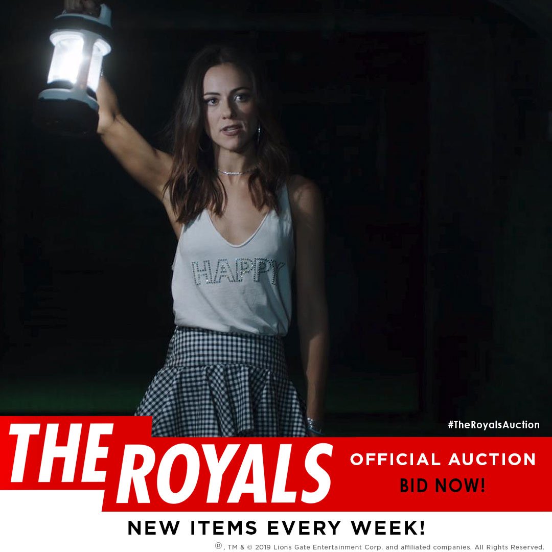 Remember Eleanor's London blackout look? Bid on it now in the #TheRoyalsAuction. New items every week! 👉 theroyalsauction.com