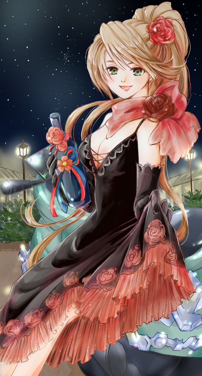 みみいか 黒ウィズ バイクちゃん こと魔道二輪ヴァレンティナで参加させてもらいました٩ W و ありがとうございました 黒ウィズ6周年パーティイラスト企画