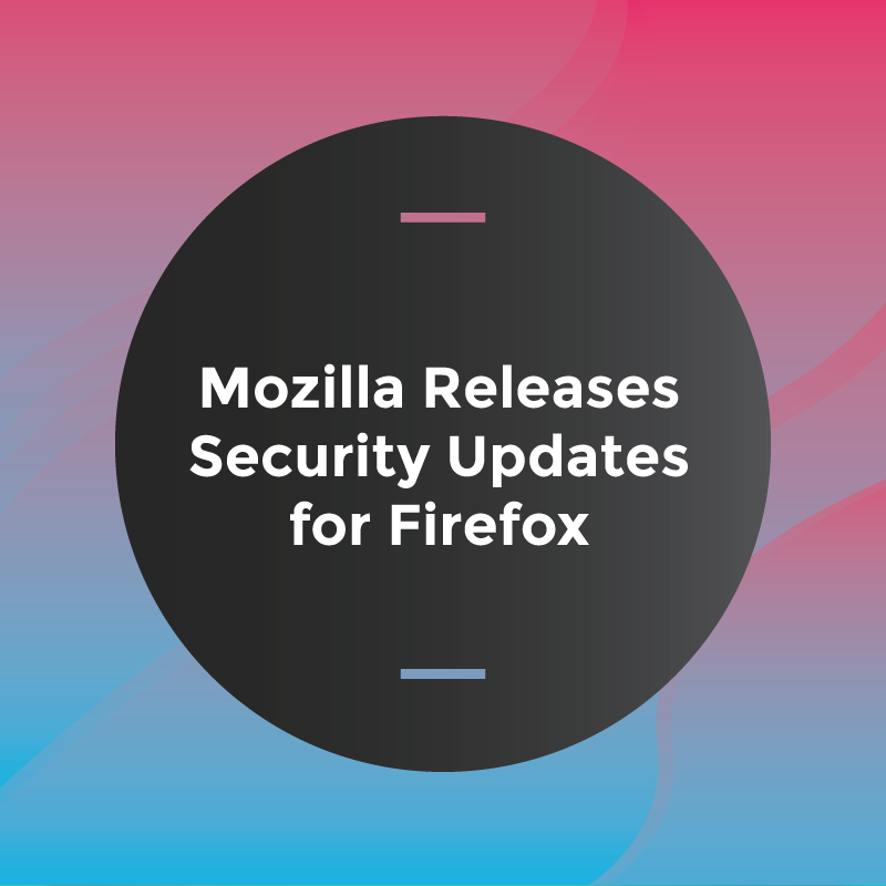 HIPAAComplete's tweet photo. Mozilla has released security updates to address vulnerabilities in Firefox and Firefox ESR. An attacker could exploit some of these vulnerabilities to take control of an affected system. For more info: https://t.co/cSa6n2uUep https://t.co/zS4ZBTuD1H