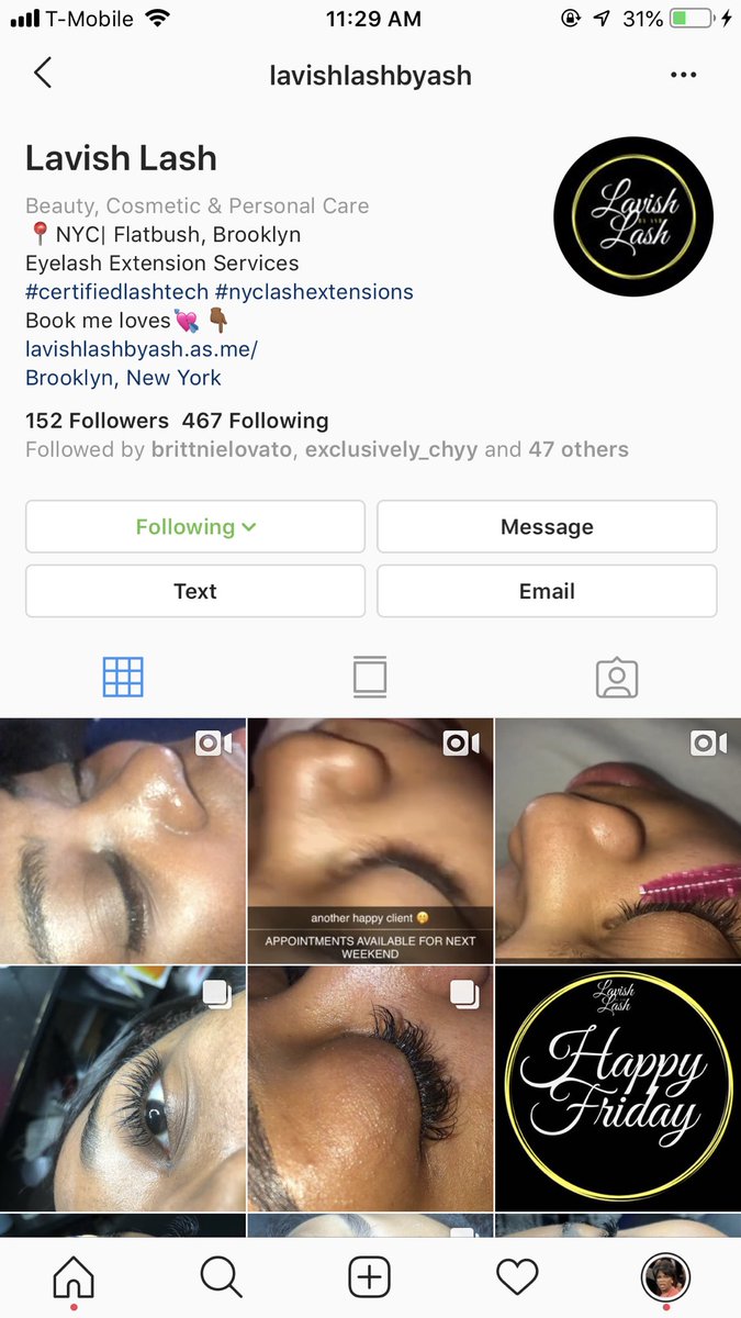 if you have a minute follow this page for me💘#nyclashtech #lashextensions