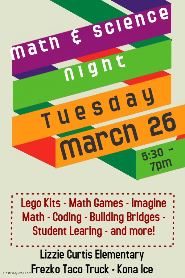 Please plan on joining us on Tuesday, March 26th 5:30-7pm!  Thanks!