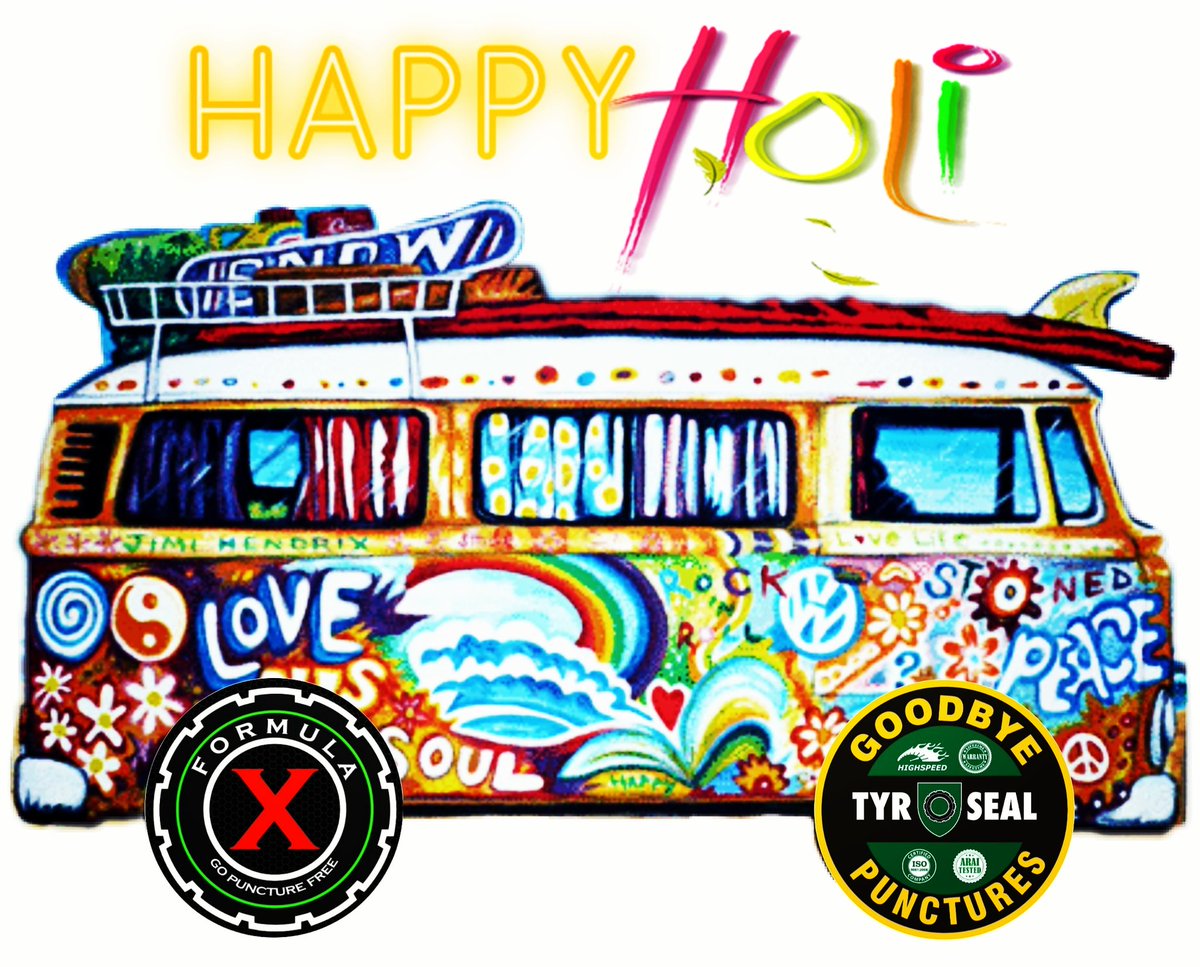 ranenavin's tweet photo. Paint the town red... 
Wishing you a puncture free Holi! https://t.co/CP11hW7yH1