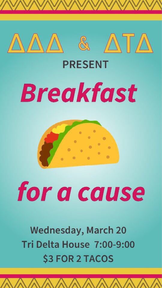 Tonight. 7-9. Tacos. Be There.