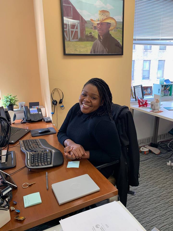 SummerSearch's tweet photo. Once a Summer Searcher, always a Summer Searcher: Earlier this week, @PHSummerSearch welcomed their newest mentor (and SS Philly alumna) Avere to the team!! #SummerSearchAlumni #MentorIRL https://t.co/HTIF5NvbLl