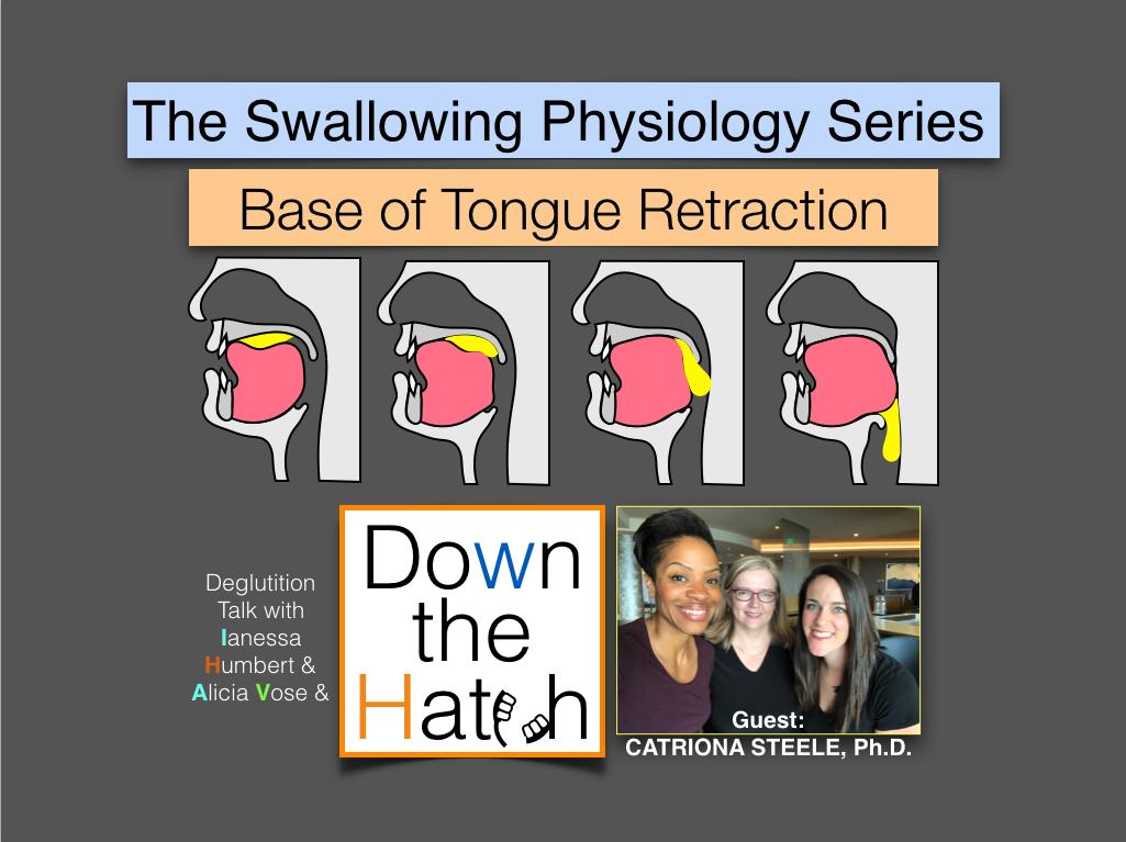 Base of Tongue Retraction AKA Posterior Lingual Propulsion AKA Oral Phase AKA "Squeeze Back".... 
What  is it? How does it work? fLearn more in The Swallowing Physiology Series of Down the Hatch (The Swallowing Podcast)
Listen here or on iTunes: soundcloud.com/down-the-hatch…