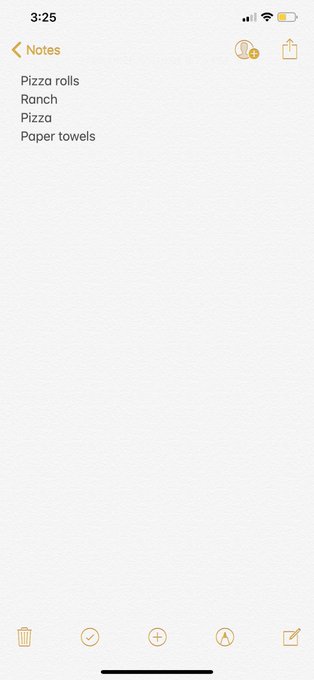 My shopping list so far😂 https://t.co/4wDfQRqpiR