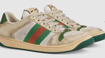 La última polémica de Gucci: vende zapatillas "viejas y sucias" por euros