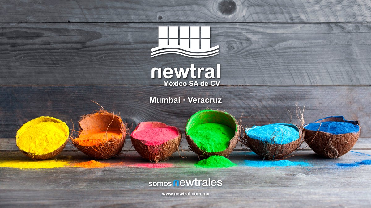 NewtralMX's tweet photo. #Holi is the most important #HinduFestival that consecrates the entrance of the #Spring, also known as the festival of colors.
#LCL #ImportService #Maritime #SpringFestival #SomosNewtrales https://t.co/19mE6JOJVY