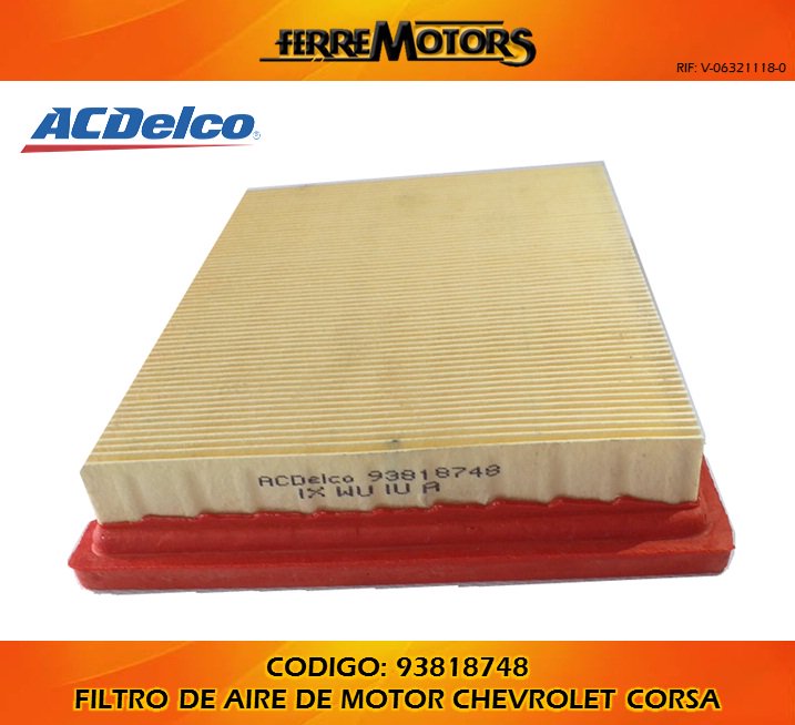 Ferremotor's tweet photo. FILTRO DE AIRE CORSA
Para #ventasalmayor se pueden comunicar a nuestros números de contacto:
0414-7130373
0276-3442577
Somos #distribuidores de #repuestos #automotriz al #mayor para toda #Venezuela https://t.co/ShMnBDzbU7