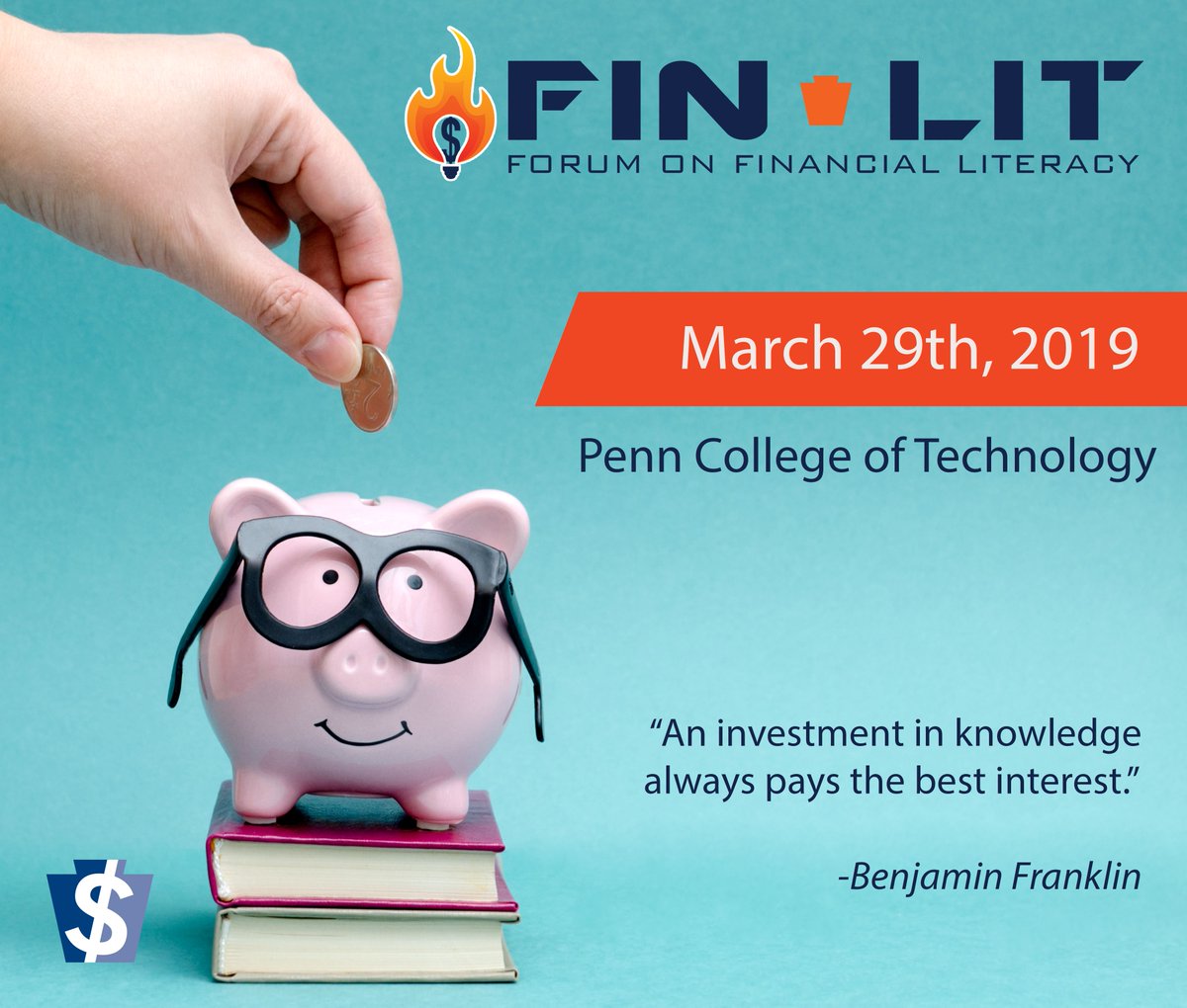 PABankingDept's tweet photo. Our goal is to equip high school and college students with the critical financial knowledge they need to be successful in the next stages of their lives. @PHEAAaid @PAInsuranceDept @PAAttorneyGen #FinLitForum https://t.co/WL3n6pud2W