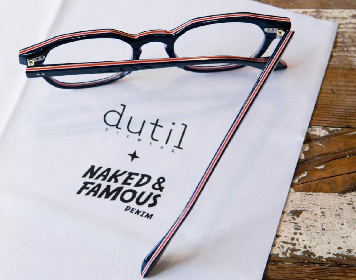 georgiastraight's tweet photo. Vancouver’s Dutil teams up with Naked & Famous to drop new denim-inspired eyewear collection https://t.co/lbjzcLwkzn #Vancouver #eyewear #Dutil #denim #style https://t.co/bQKkBAUnCB
