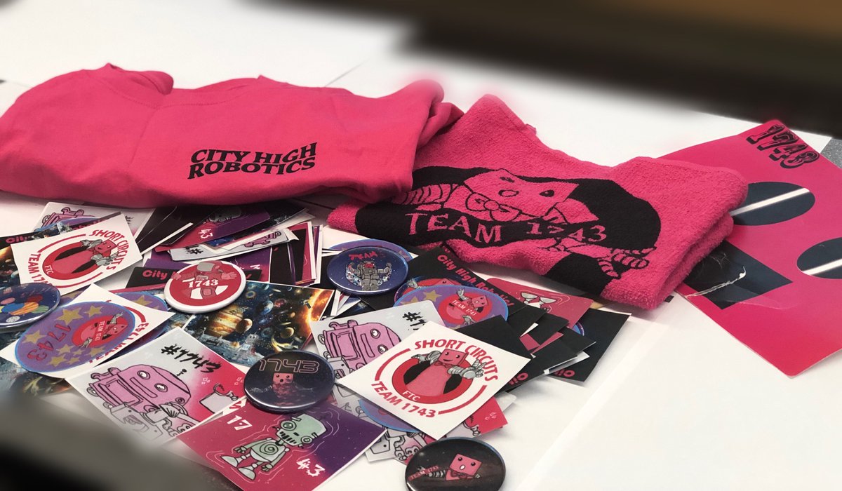botswithbows's tweet photo. Remember, stop by the #Team1743 booth to get one of your original buttons and stickers....be there Friday #botswithbows #omgrobots https://t.co/A5q7j2J6fy