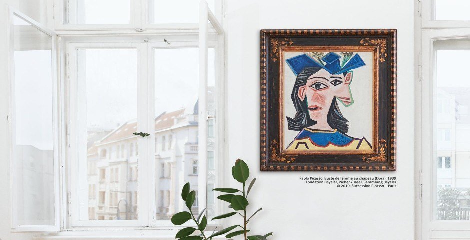 Swisscom e la Fondation Beyeler portano un #Picasso autentico in un salotto svizzero #myprivatepicasso tre.li/2CpV8hS