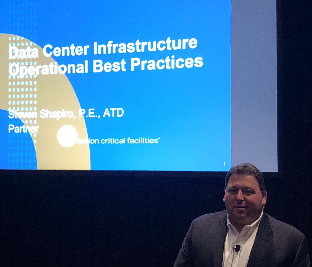 MikeFallos's tweet photo. @StevenShapiroPE from @eypmcf presenting @ #DataCenterWorld2019 https://t.co/XVGMIpwK9m