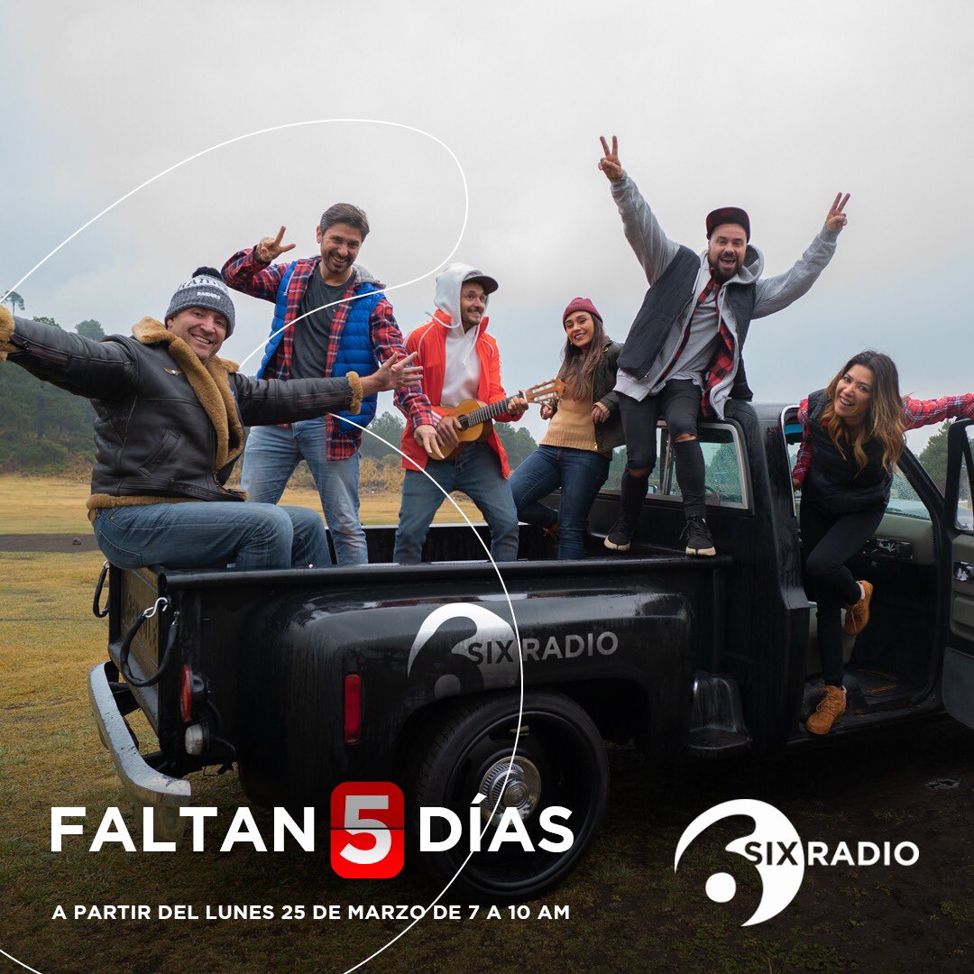 sixradiofm's tweet photo. Estamos contando los días y las horas... mañana les damos todos los datos sobre dónde y cómo esucharnos este lunes a las 7 AM.
#sixpackfm viene con todoooo @frankymostro @mexicantino @pilinga2 @Monicalfaro @nodigamosmas y @TamaraVargasOf 💪🏻💪🏻💪🏻 https://t.co/qJ79hkwIwt