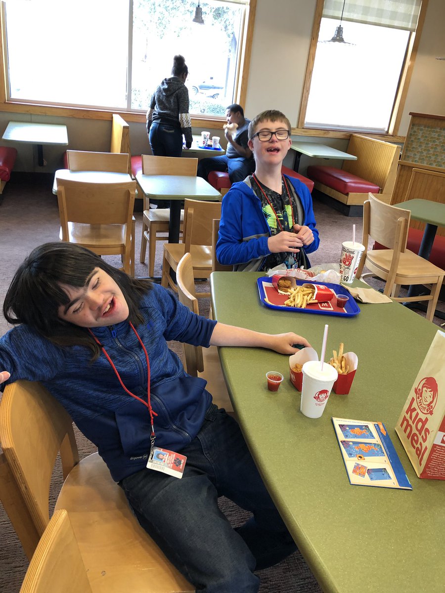 masseySSS's tweet photo. Today we went to @Wendys for our CBI they were so great helping us count change and helping us order with our core boards! Support LH Wendy’s! #RISDSSS #teamlhjh #sayitmorewithcore #RISDSLP @AdamWeimerSLP https://t.co/5qZnx7HtE6