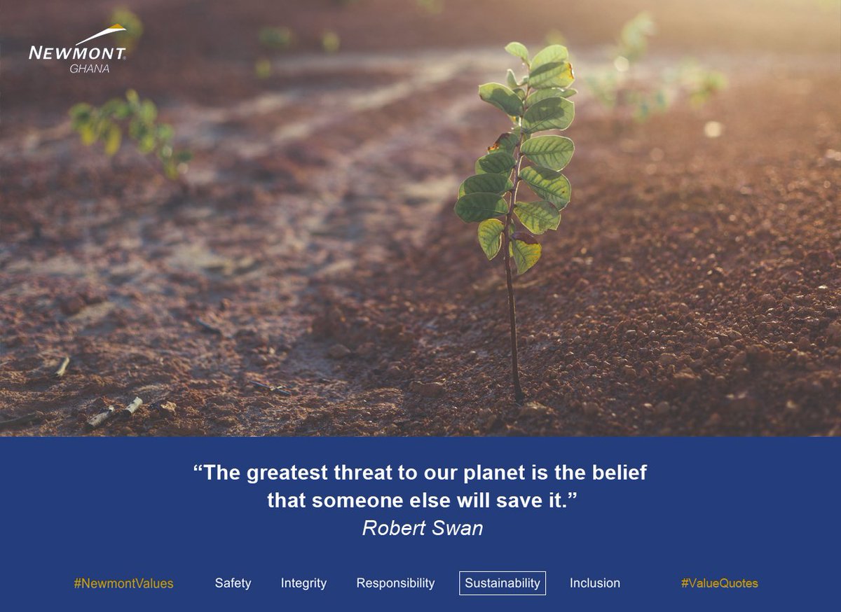 Newmont_Africa's tweet photo. We need to hold ourselves accountable for our actions.#ValueQuotes https://t.co/0fGwiohPUz