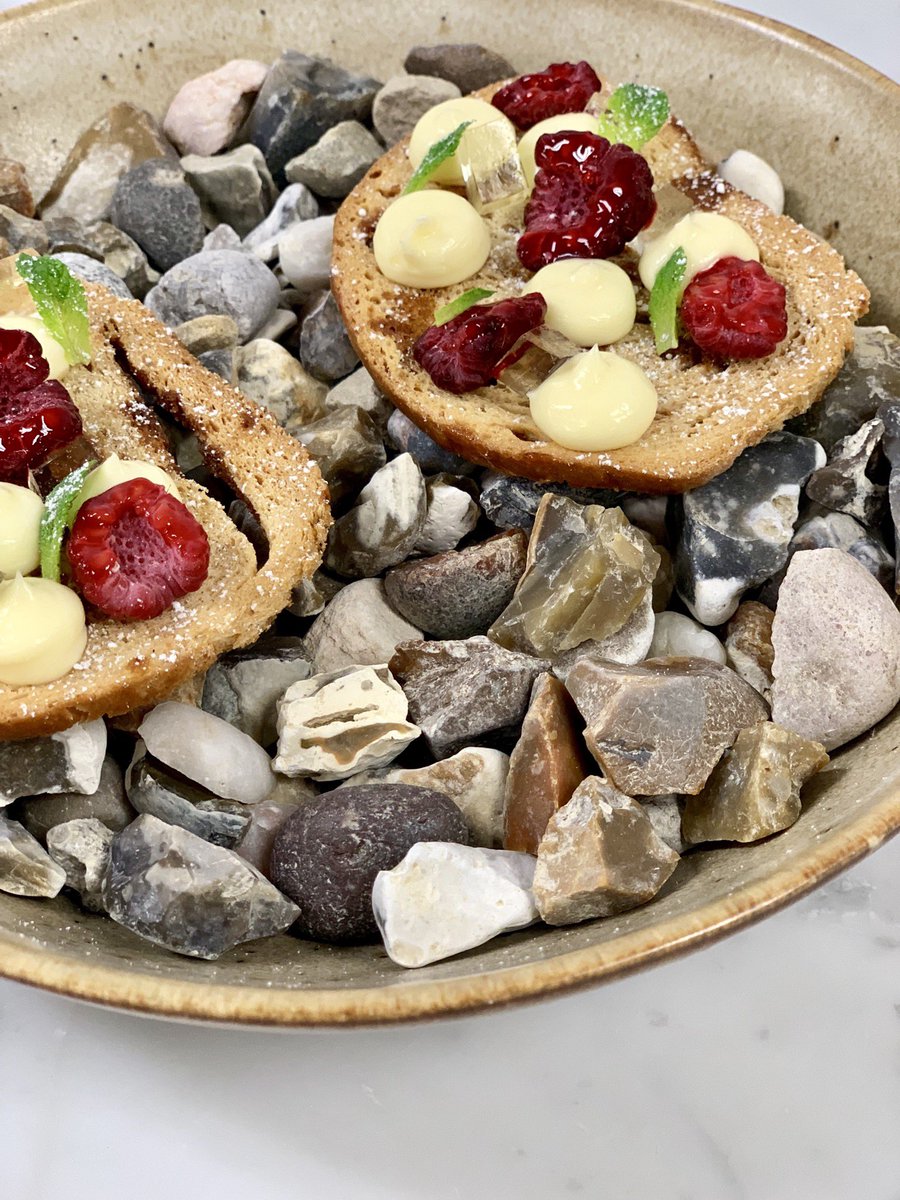 An after lunch treat
Basil, raspberry &amp; lime cheesecake Bruschetta 
Book now to try by 
calling 01743 342611
Or going to scg.ac.uk/origins