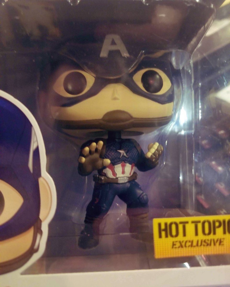 funko pop captain america endgame hot topic