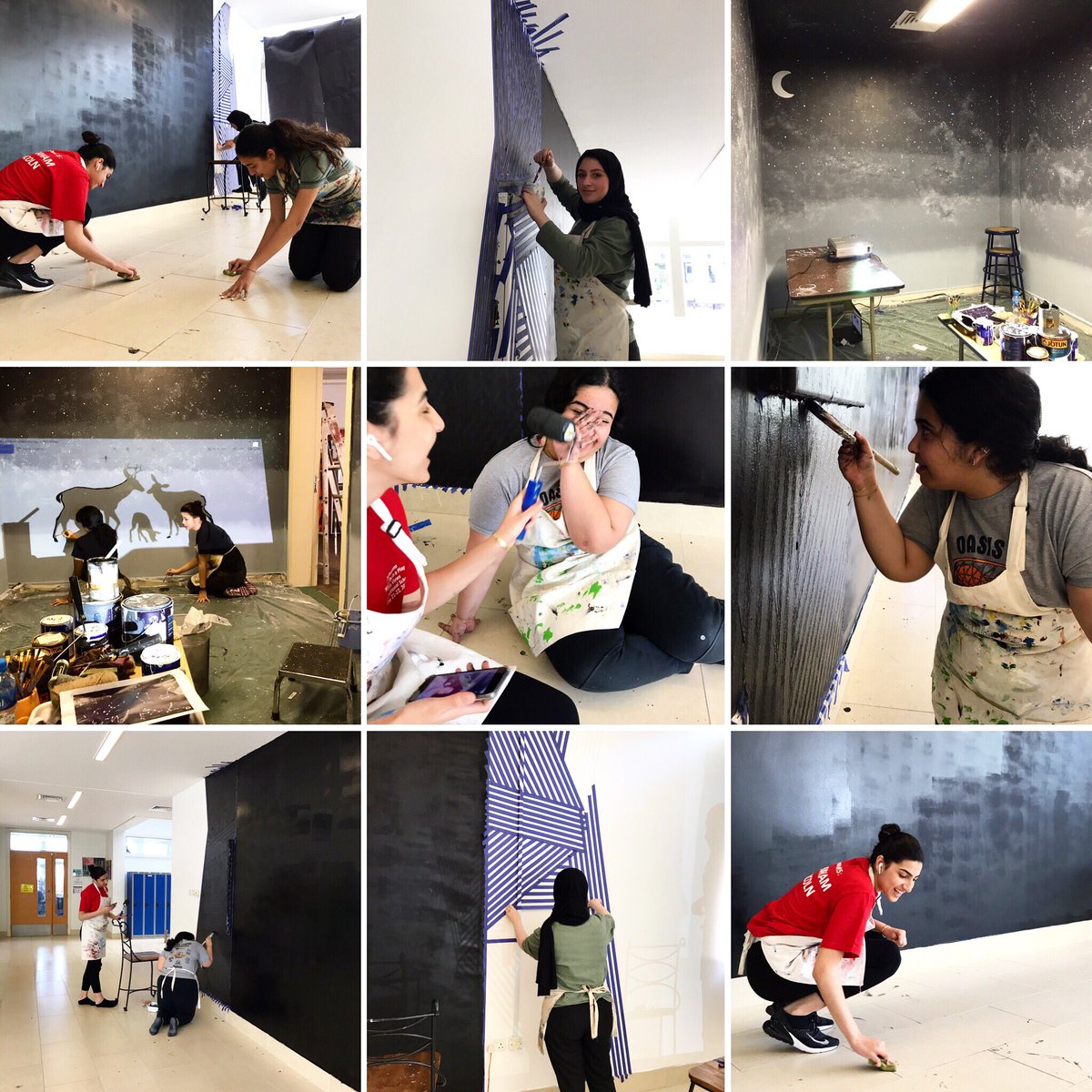 meinenartstudio's tweet photo. Second to last day of #rviswoca #schoolbeautification projects! So proud of all the #rvisionaries involved in transforming these spaces @rvis_bh #ignitetoimpact #issedu #NESArts Thank you also to @nicolerc89 and @mrsyungart for helping facilitate the projects this week! https://t.co/X7dVodwv2b