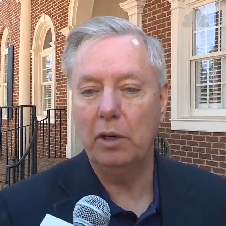 Lindsey Graham just blamed Trump’s attacks on McCain on The Resistance. Graham is a lunatic.