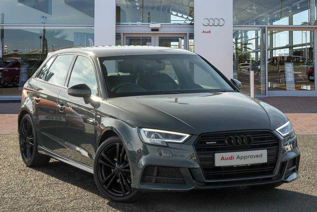 Grey audi a3 s line online
