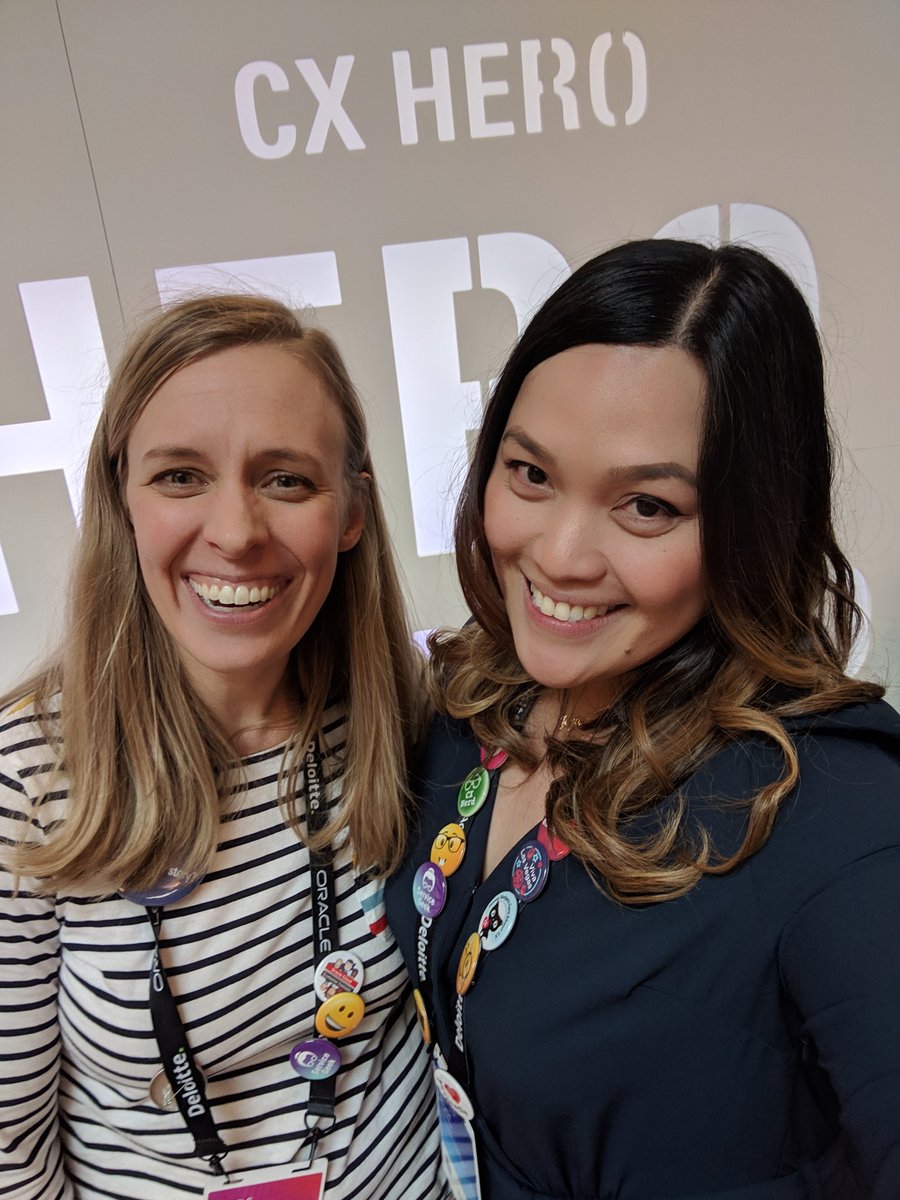 JoyceSurujbhan's tweet photo. Great to see one of my fave real-life #CXHero at #Oracle #ModernCX She's A-mazing!!! 😀 https://t.co/z3nQvWvgh4