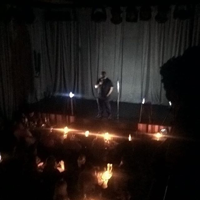 Right now @alsayedcomedy is headlining the <a href="/capetowncomedy/">CapeTownComedyClub</a> in South Africa in the dark along with @jematkins !

This is how important comedy is to the world! The show goes on...and those already successful in one part of the world are FREELY supporting the cultivation of com…