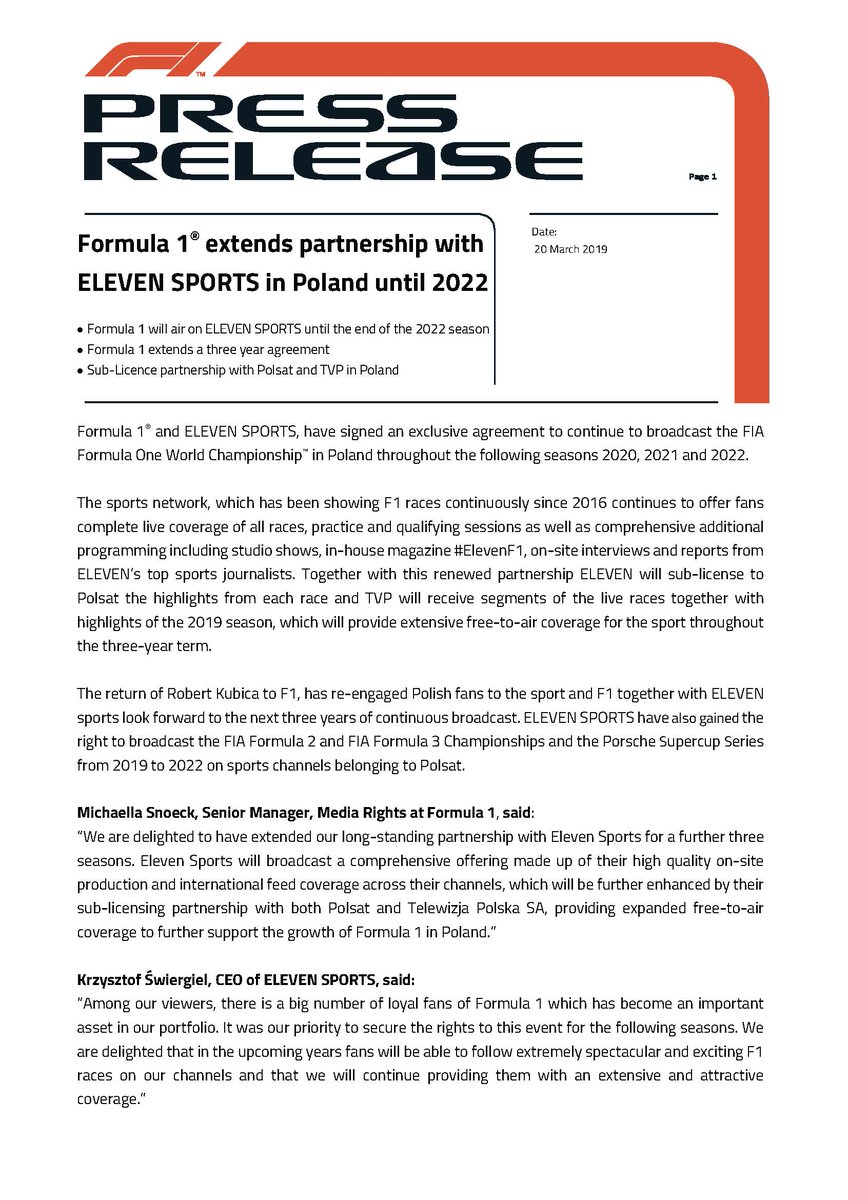 eleven sports f1 2020