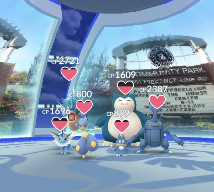 manxcatmom's tweet image. Blue gym #PokemonGO #themegym