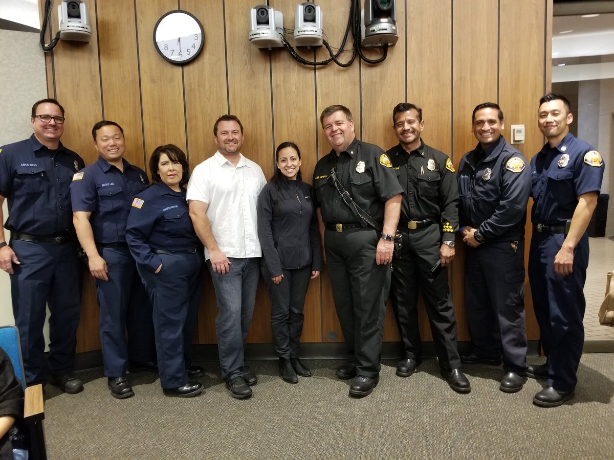 Last night Santa Ana City Council welcomed one of OCFA"s newest Division Chief to their Executive Management Team. Congratulations DC Henery!