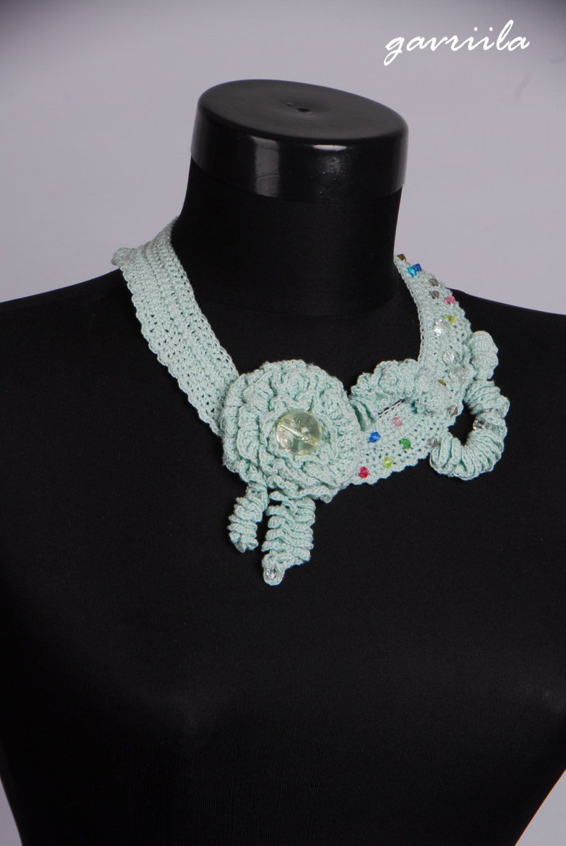 gavriila_etsy's tweet photo. CLEARANCE SALE,Knit necklace,Knit jewelry,Mint,Crochet bib,Crochet earrings,Knitted flower,Elegant necklace,Unique Necklaces For Women,Gift https://t.co/s2bPckSRDM #knitted #necklace #Etsy #Gavriila #crochet #GiftForHer https://t.co/dQEx7P2bY1
