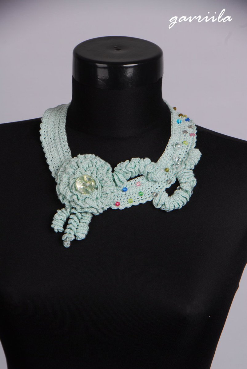 gavriila_etsy's tweet photo. CLEARANCE SALE,Knit necklace,Knit jewelry,Mint,Crochet bib,Crochet earrings,Knitted flower,Elegant necklace,Unique Necklaces For Women,Gift https://t.co/s2bPckSRDM #knitted #necklace #Etsy #Gavriila #crochet #GiftForHer https://t.co/dQEx7P2bY1