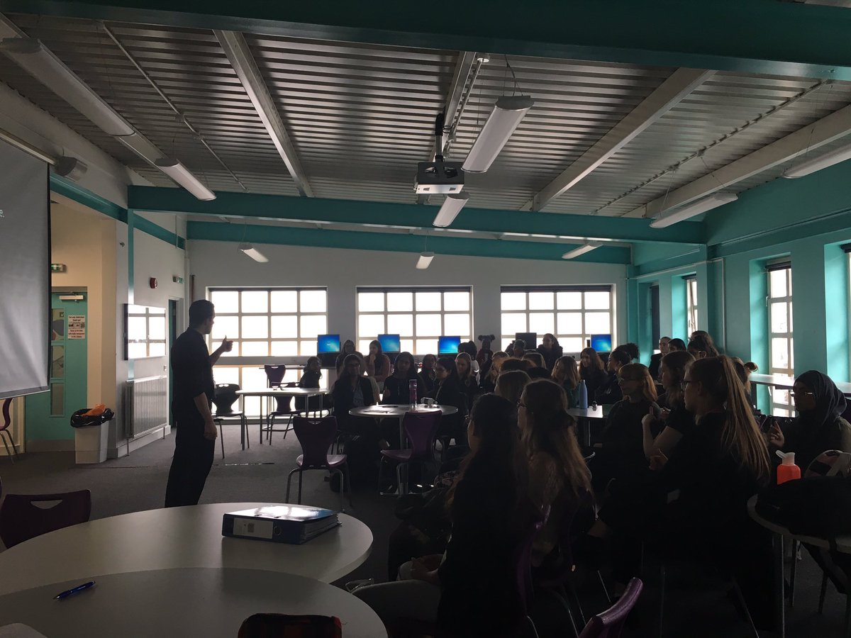 WHSGSixthForm's tweet photo. Our enrichment talks started today with a fantastic presentation from Mr Philippou on ‘Neuroexistentialism’. We’re tackling the big ideas in Year 12 #makersofthefuture https://t.co/HM6r9owzWU