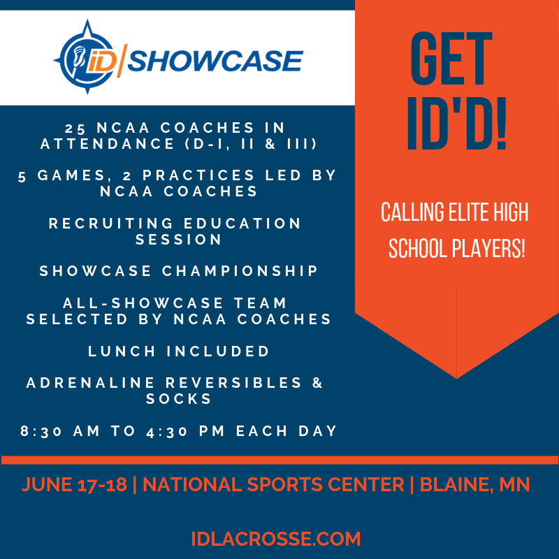 RealiDLacrosse's tweet photo. We are looking forward to a PACKED iD Showcase schedule in just a few months! #iDdifference https://t.co/KA4nKO27qJ
