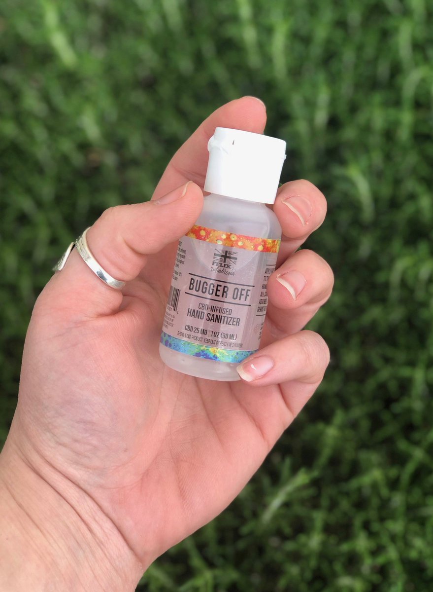 CBDCaring's tweet image. Tell germs to ‘Bugger Off’ with @Felix_Ambrosia’s CBD infused hand sanitizer!

Shop now via cbdcaring.com

#cbd #wellness #edc