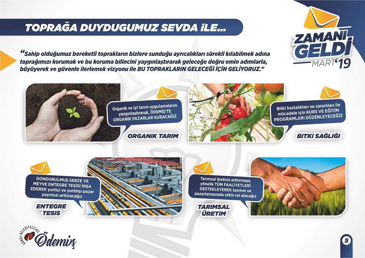 BezmezMunir's tweet photo. TOPRAĞA DUYDUĞUMUZ SEVDA İLE...

"Topraklarımızın bizlere sunduğu ayrıcalıkları sürekli kılabilmek adına toprağımızı korumak ve bu koruma bilincini yaygınlaştırarak geleceğe güvenle ilerlemek vizyonu ile BU TOPRAKLARIN GELECEĞİ İÇİN GELİYORUZ."

#ZamanıGeldi #Ödemiş https://t.co/BTNnO7V6n3