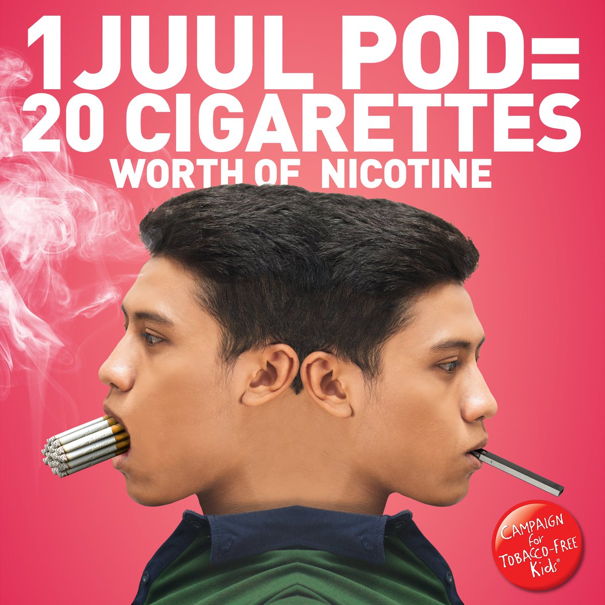 HealthNTX's tweet photo. It’s #KickButtsDay! Health Services of North Texas is joining with @TobaccoFreeKids in the fight against tobacco to protect kids and save lives. Together, we can create the first tobacco-free generation! #KickJuul https://t.co/EFEk5xumJx https://t.co/zzdkEcl1Ik